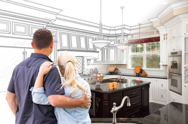 Professional Kitchen Island Installation technician working in Lakeville, MN